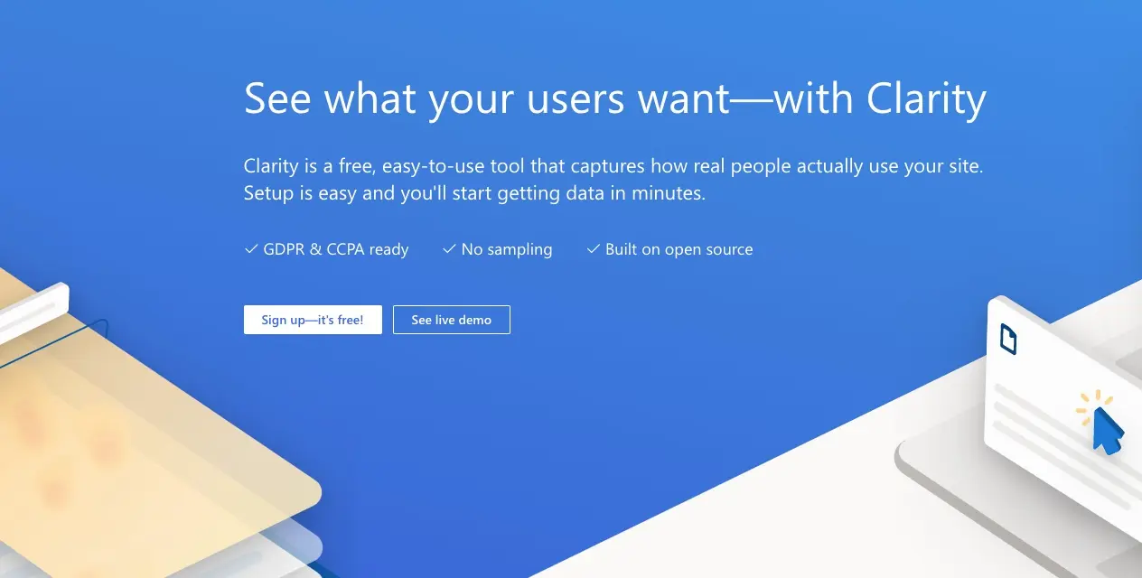 Microsoft Clarity product image