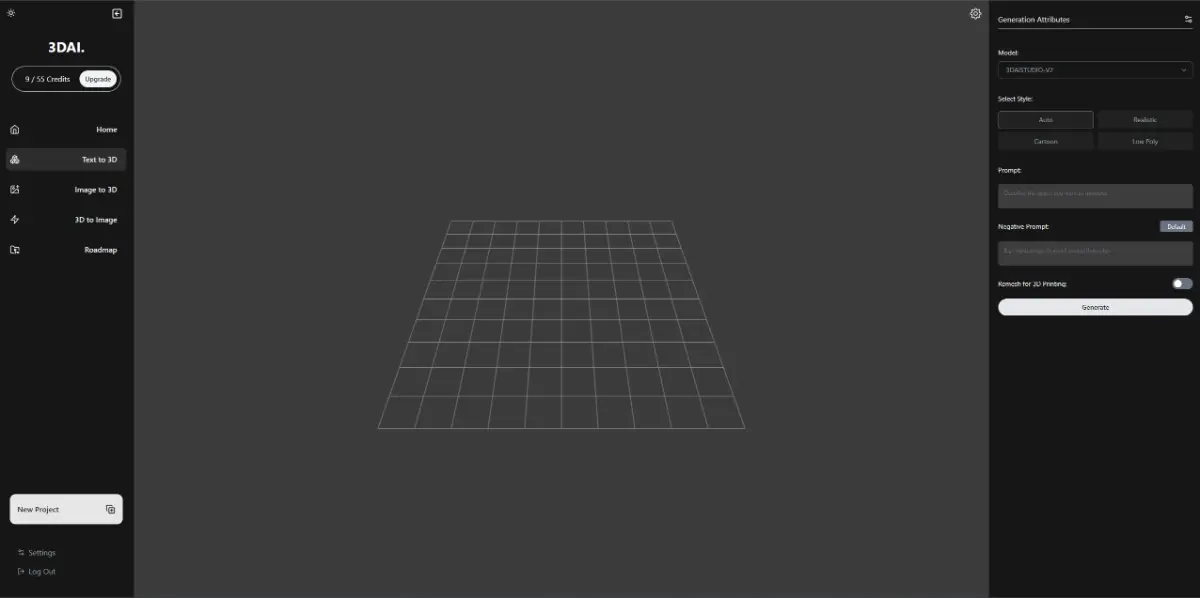 3D AI Studio product image