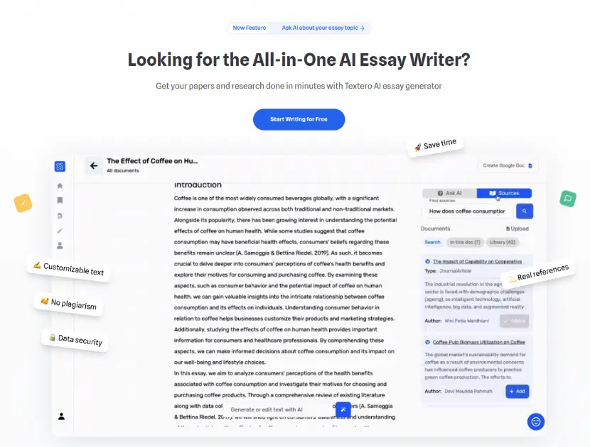 Textero AI Essay Writer  product image