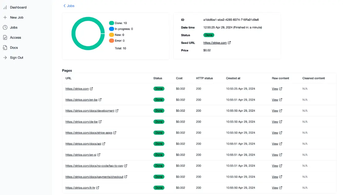 WebcrawlerAPI product image