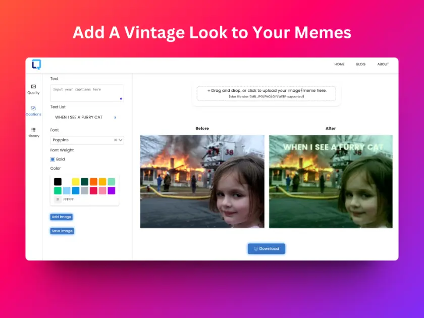 Low Quality Meme Maker product image