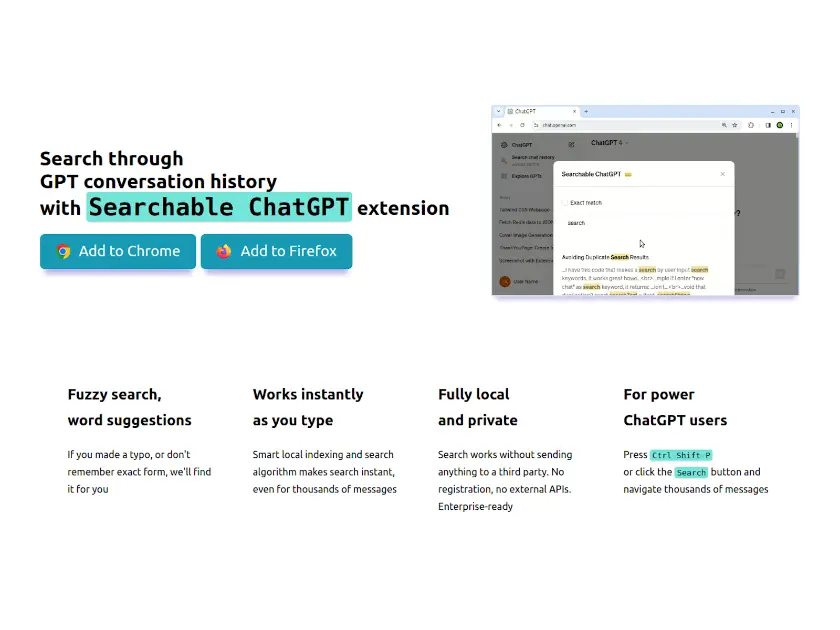 Searchable ChatGPT product image