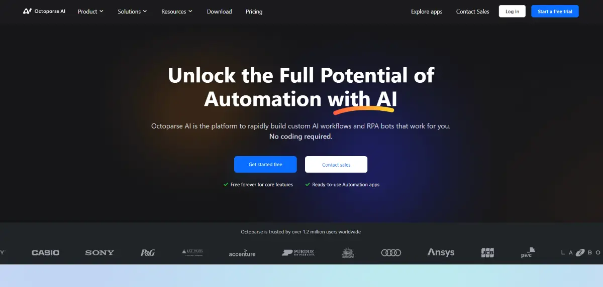 Octoparse AI product image