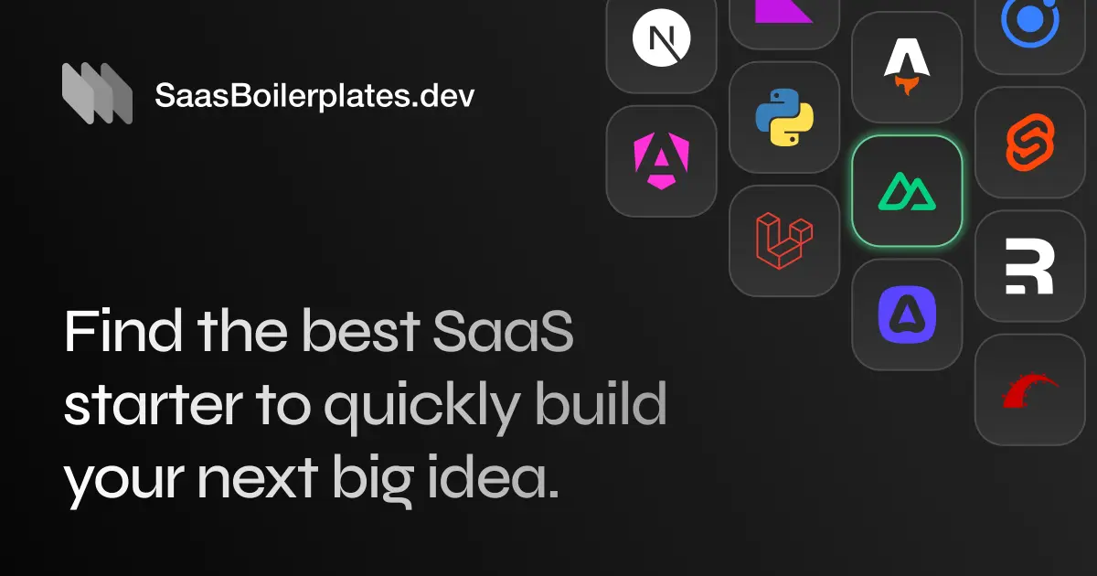 Best SaaS Boilerplates product image