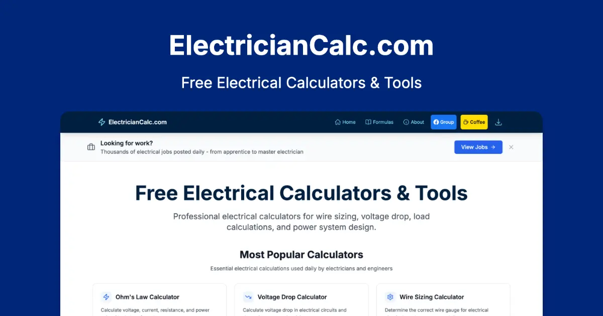 ElectricianCalc product image