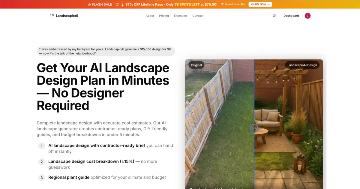 LandscapioAI product image