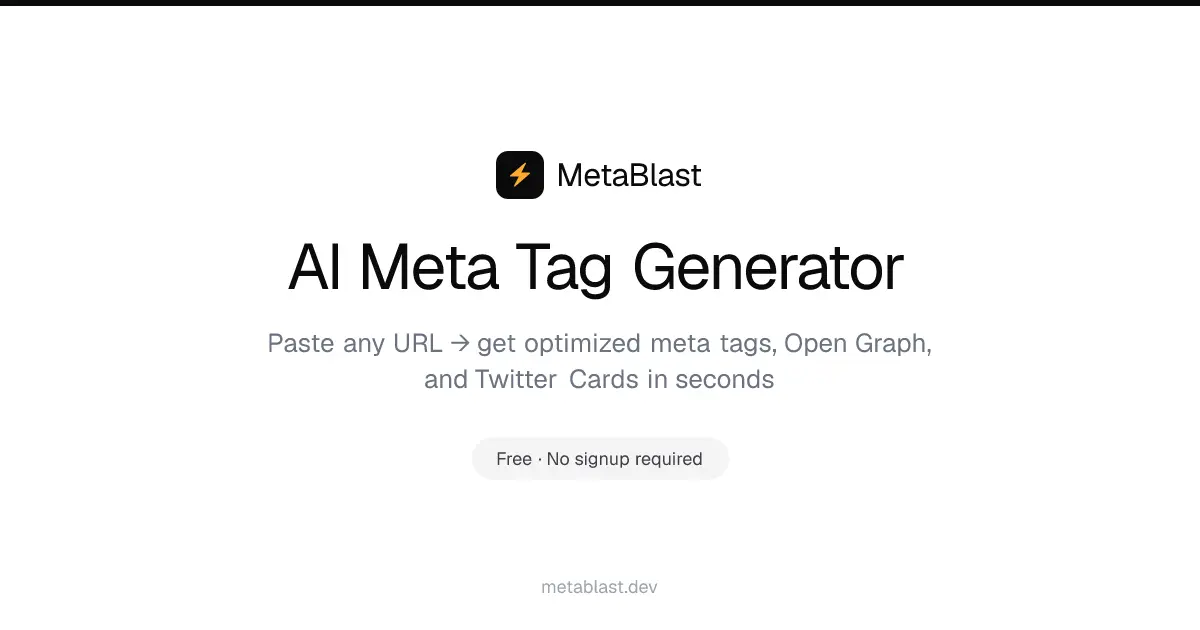MetaBlast product image
