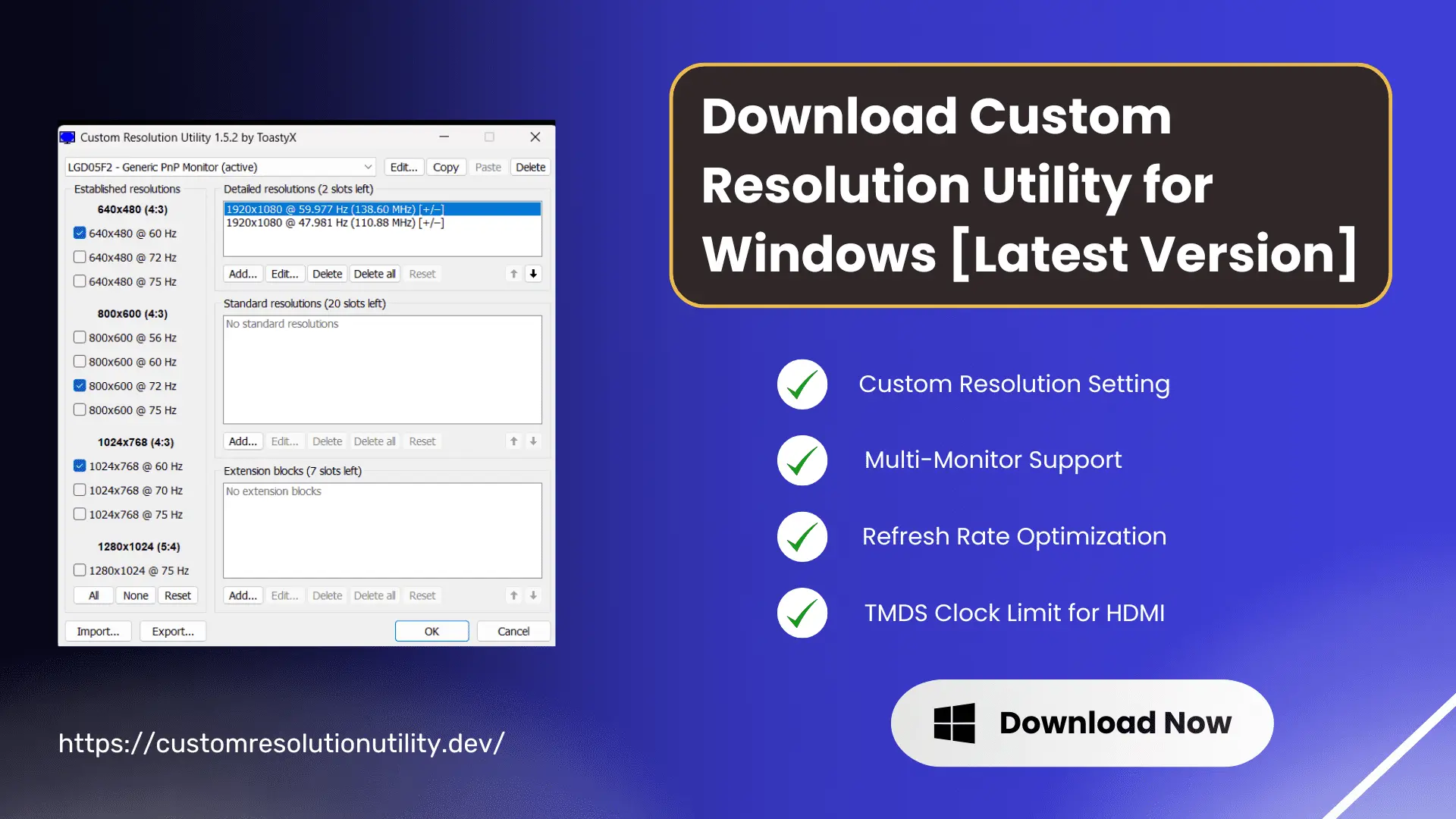 Custom Resolution Utility product image