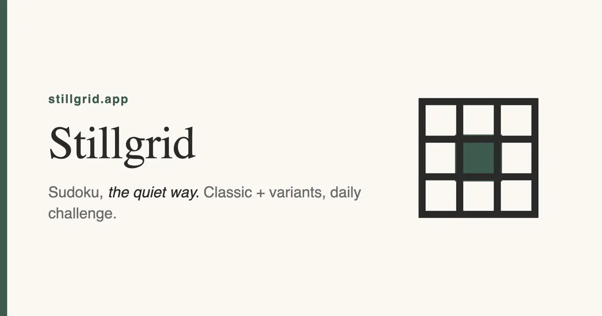 Stillgrid product image