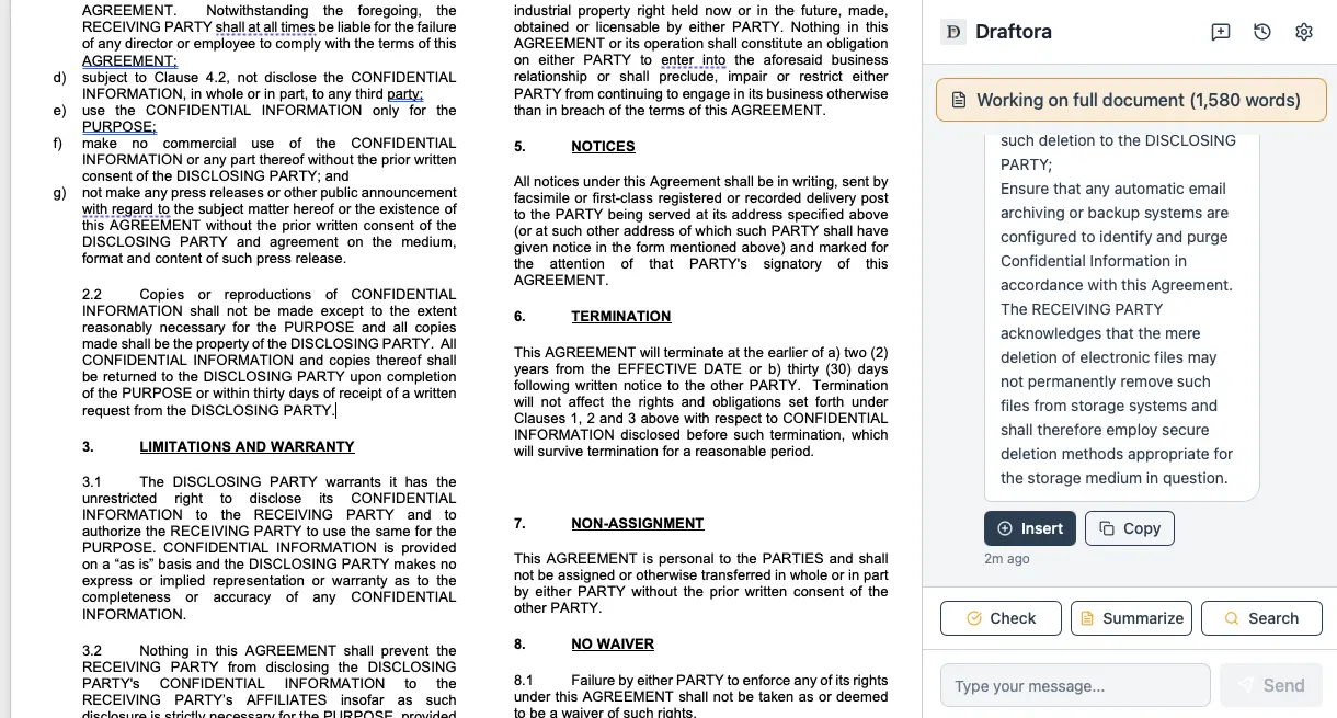 Draftora product image