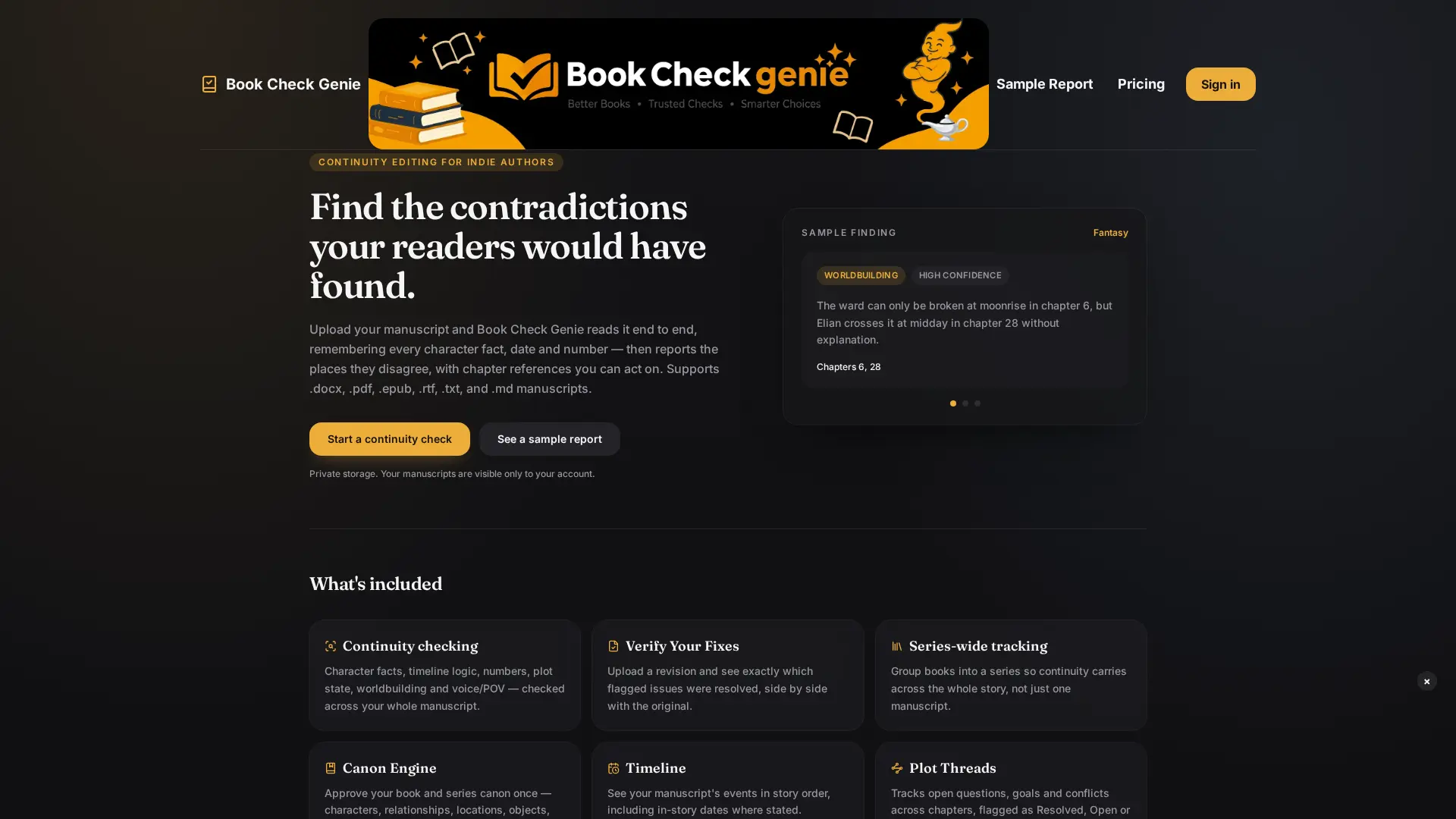 Book Check Genie product image