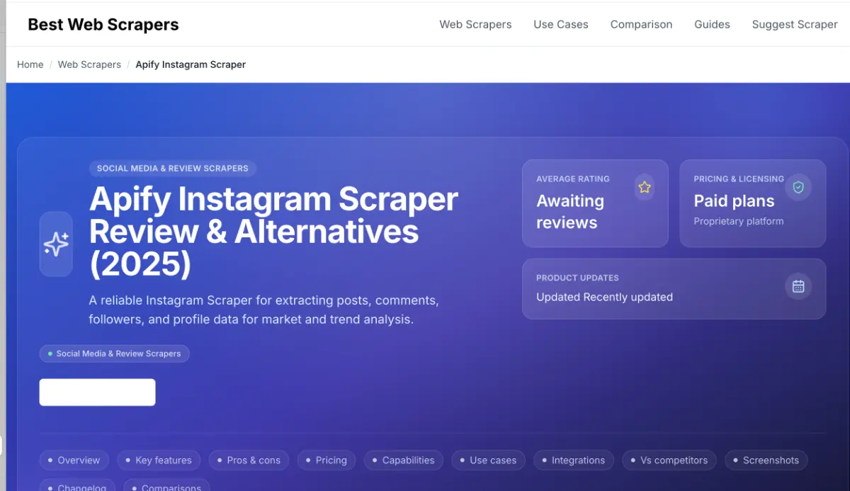 Best Web Scrapers product image