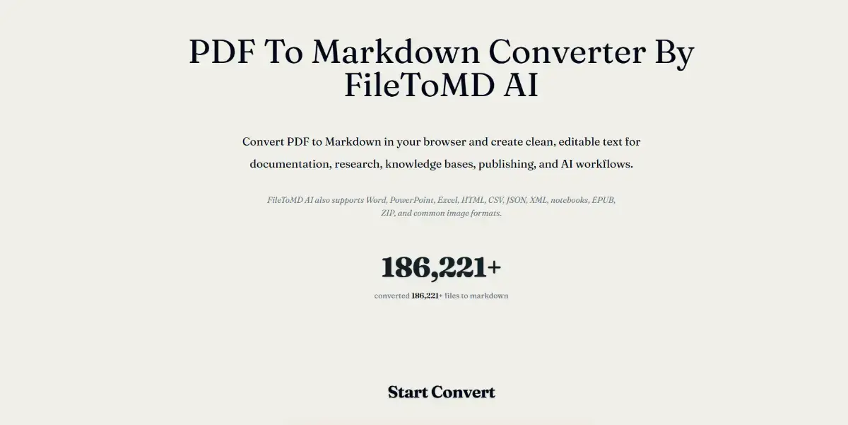 FILETOMD AI product image