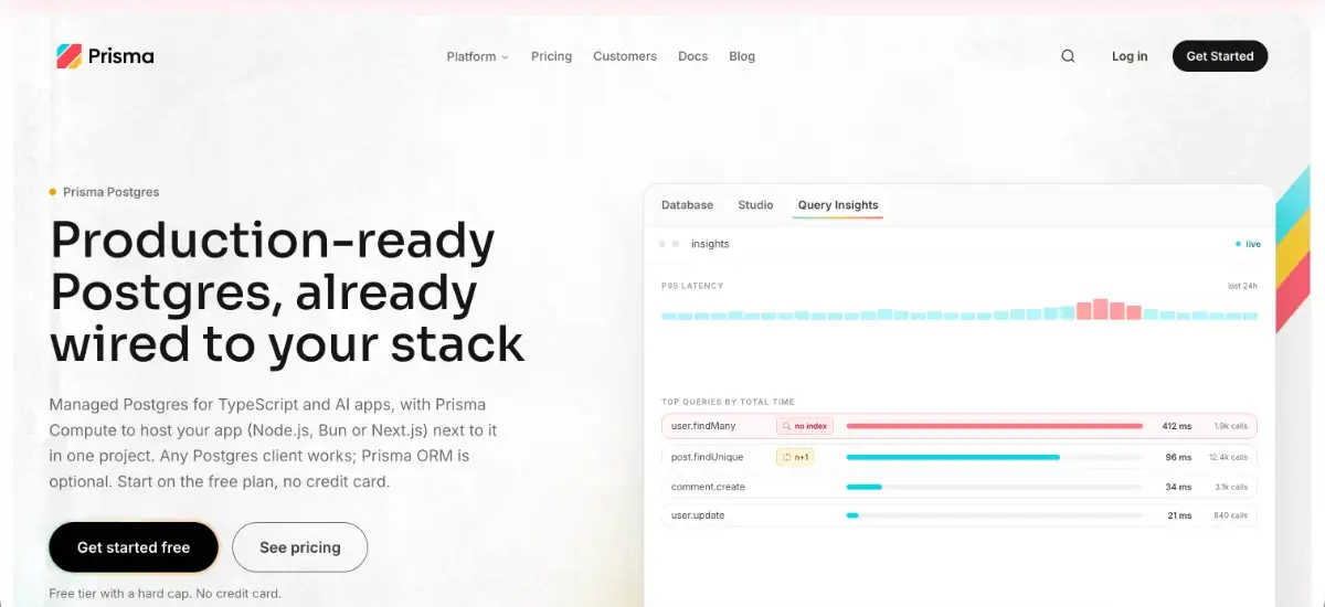 Prisma Postgres product image