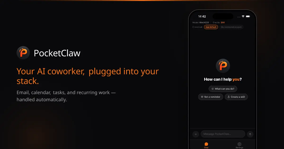 PocketClaw product image