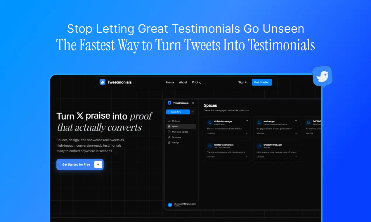Tweetmonials product image