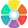 Logo of random color generator