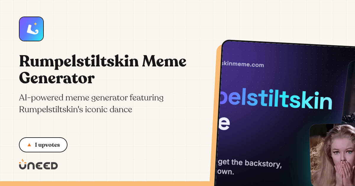 Rumpelstiltskin Meme Generator: Reviews, Pricing and Alternatives | Uneed