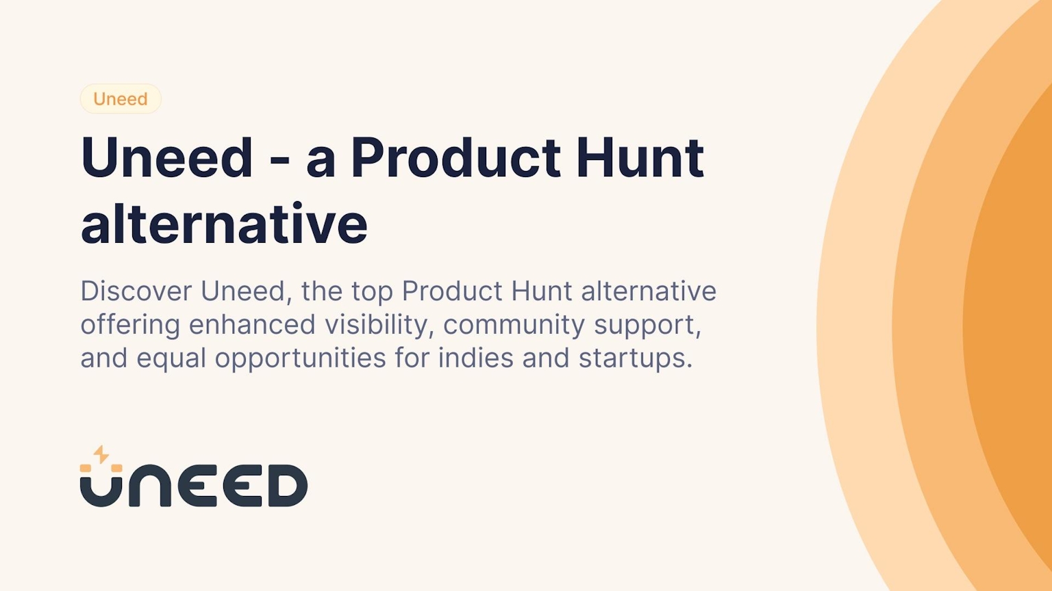 Uneed - a Product Hunt alternative