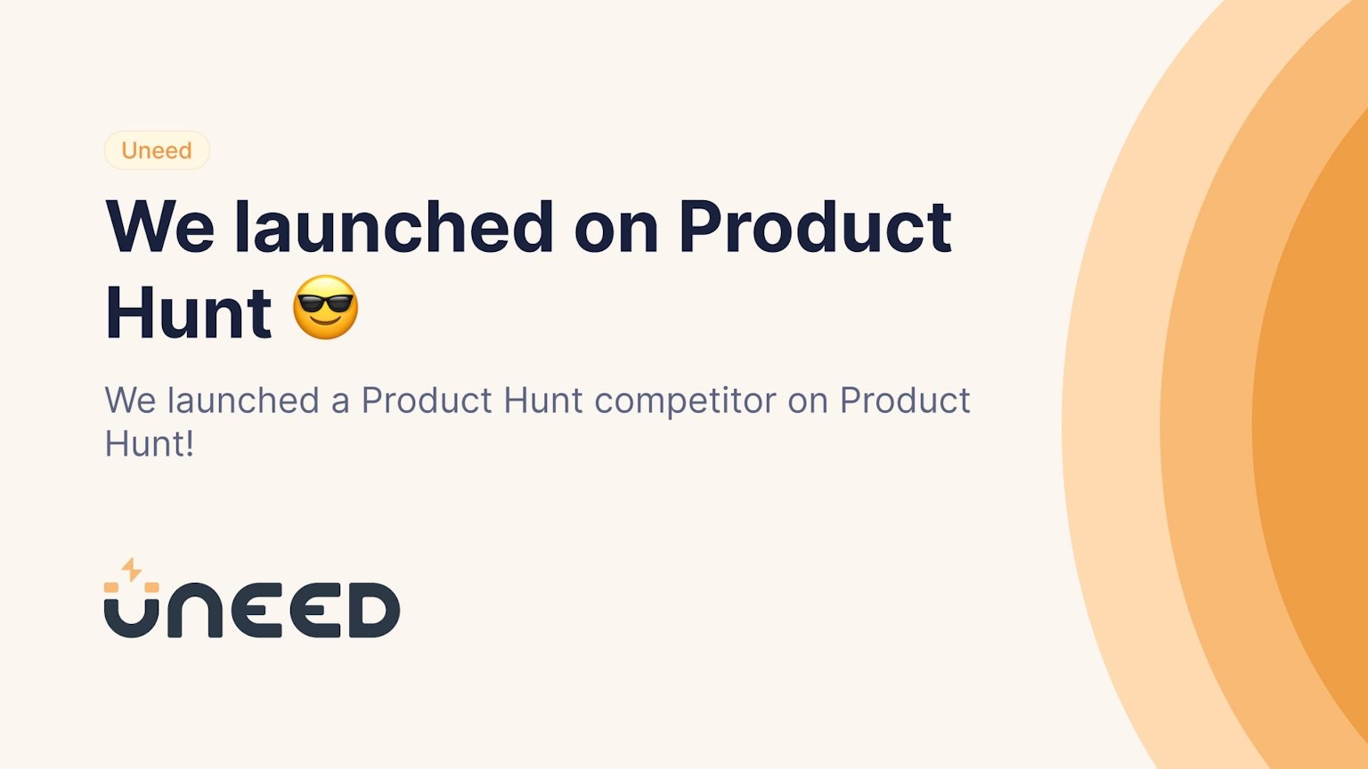 We launched on Product Hunt