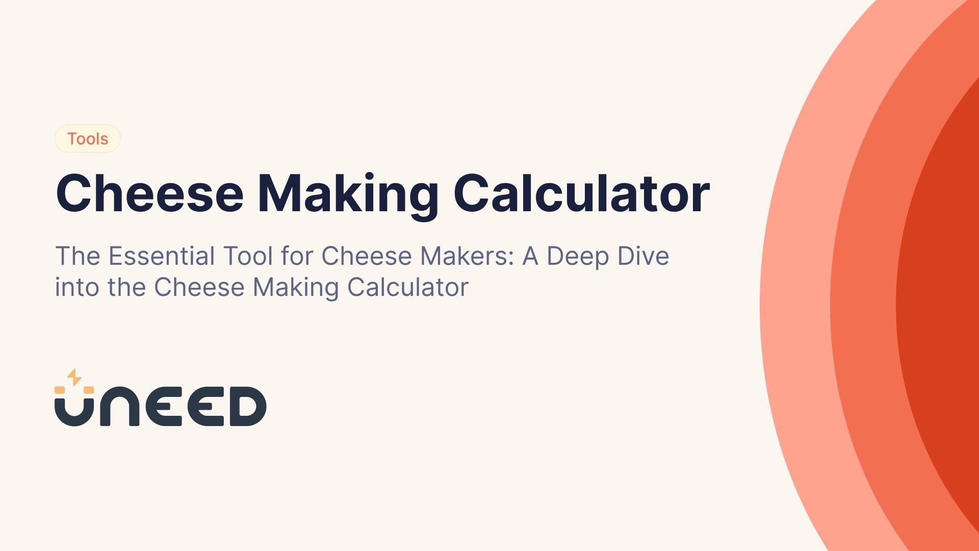 Cheesemaker Fat Cheese Making Calculator - The Essential Tool | Uneed