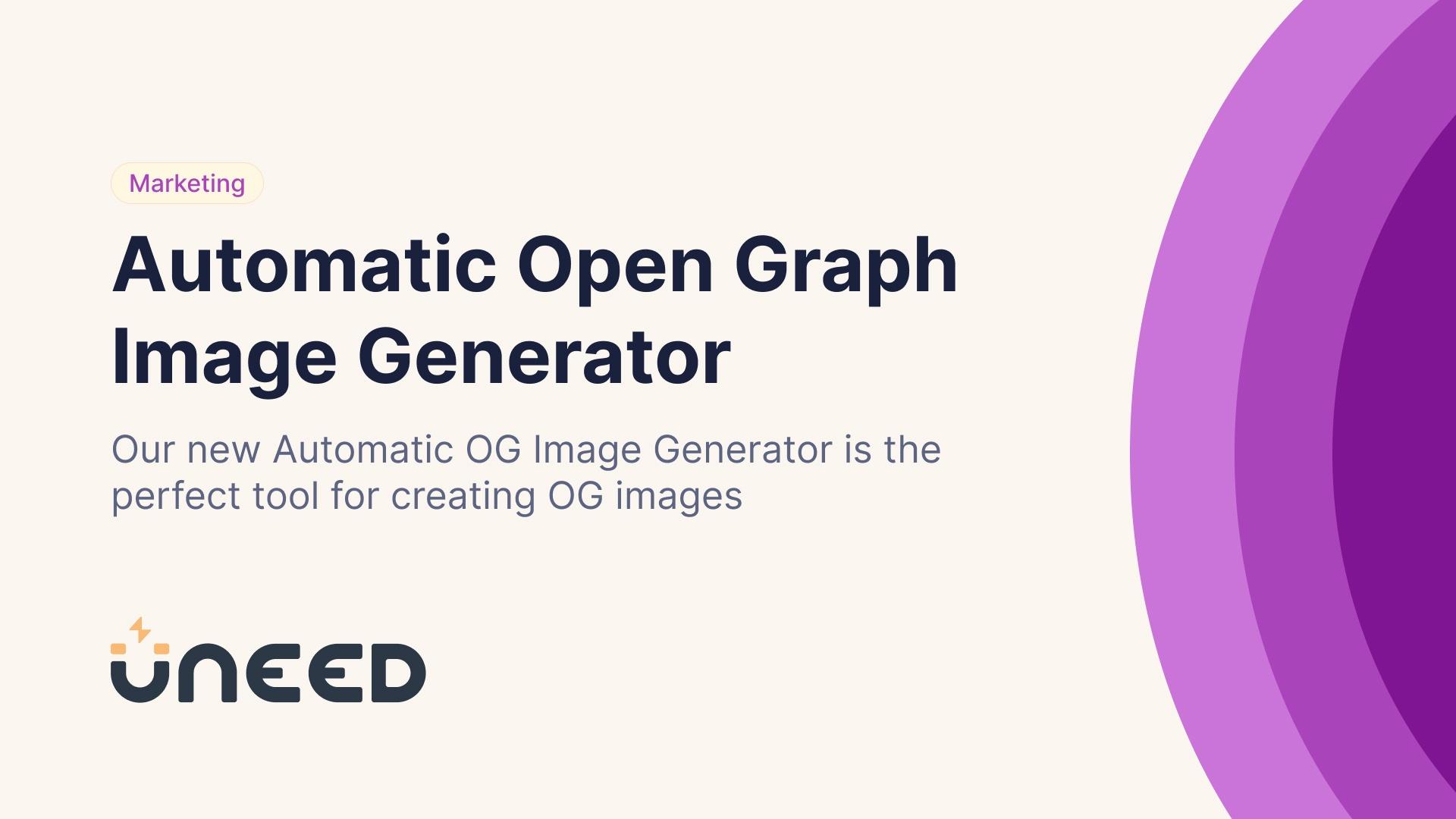 Automatic Open Graph Image Generator | Uneed