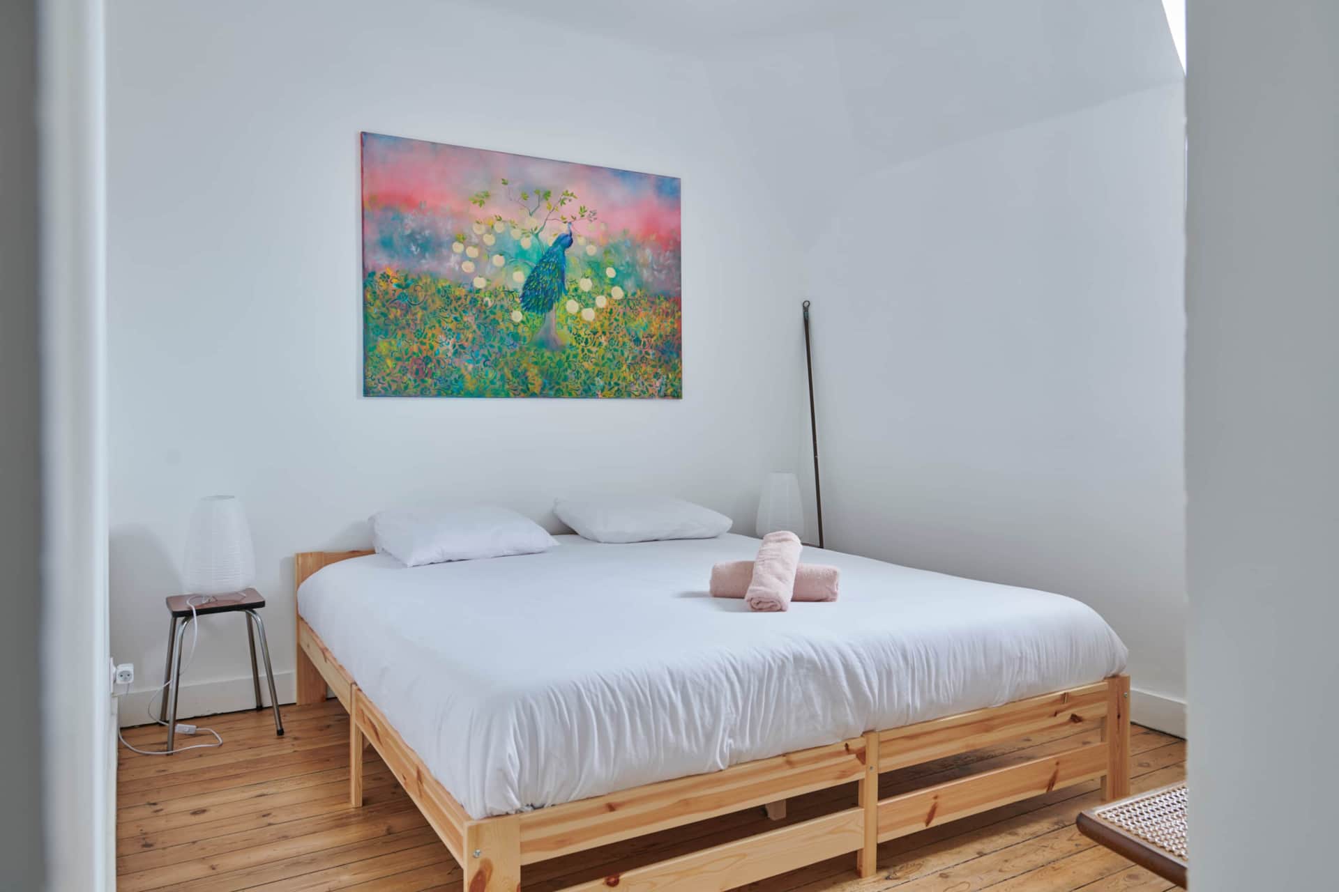 Deuxième chambre avec vue sur le parc